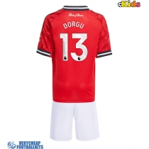 Manchester United Patrick Dorgu #13 Replica Home Minikit 2025-26 Short Sleeve (+ pants)